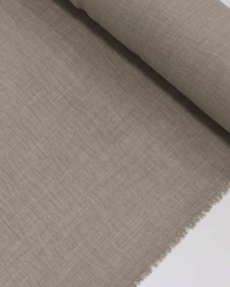 Tecido Crepe Duna Texturizado Cinza Prata