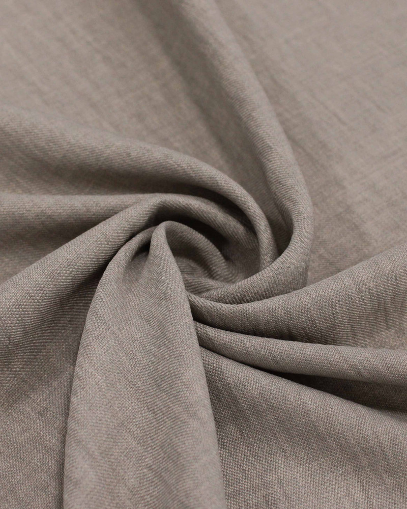 Tecido Crepe Duna Texturizado Cinza Prata