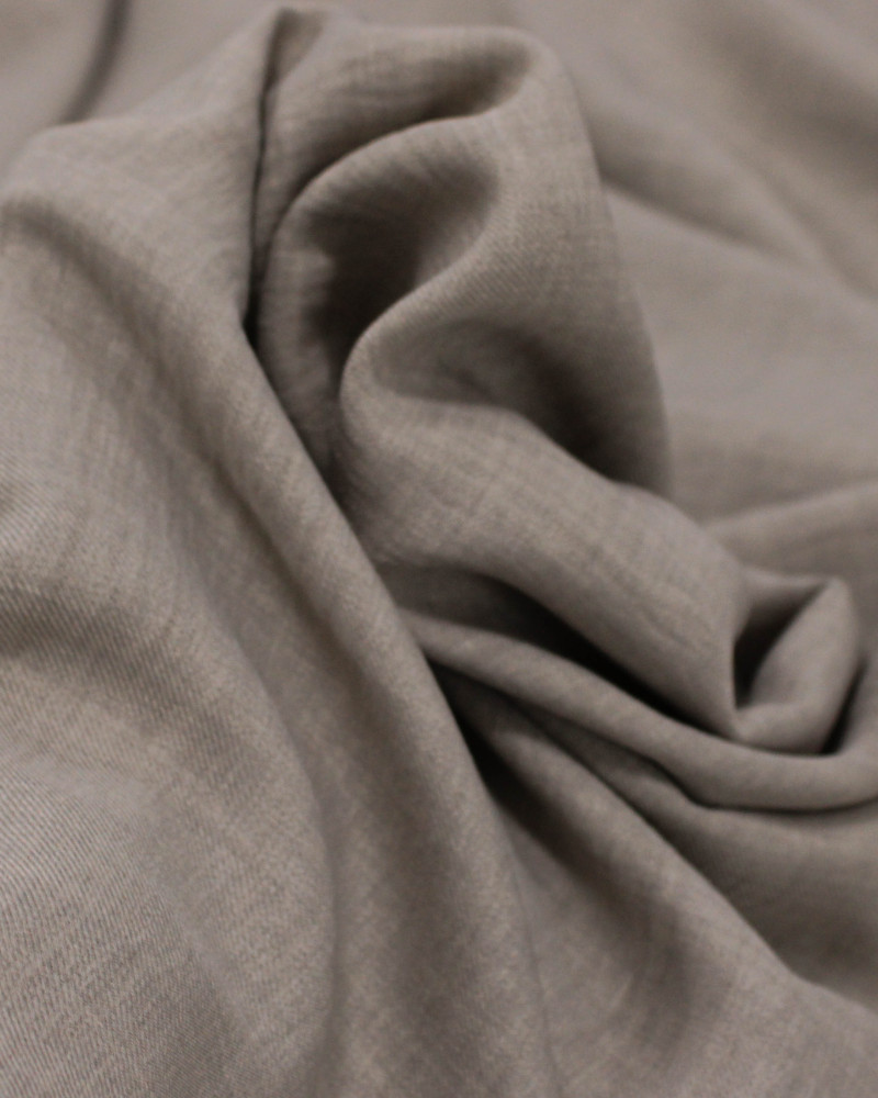 Tecido Crepe Duna Texturizado Cinza Prata