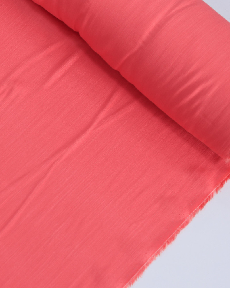 Tecido Viscose Texturizada Coral