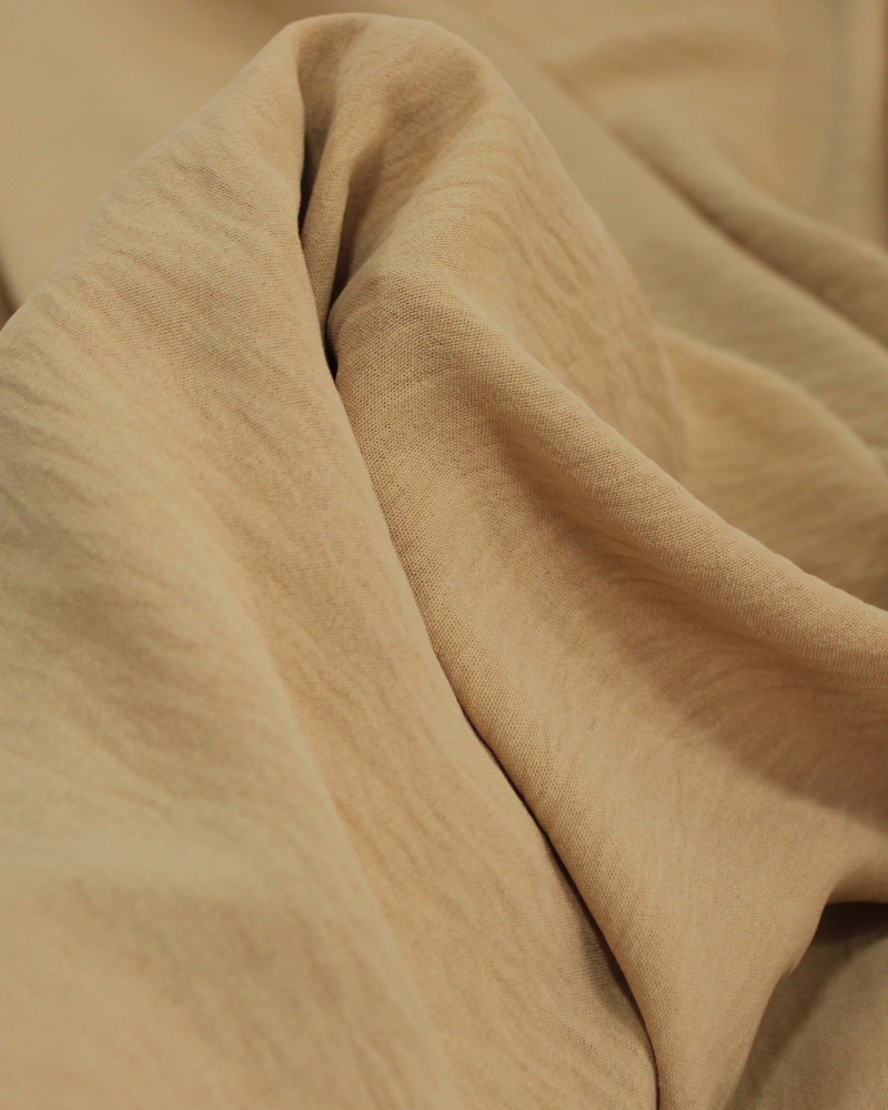 Tecido Crepe Duna Bege Claro