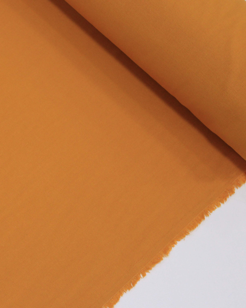 Tecido Tricoline Grossa Açafrão