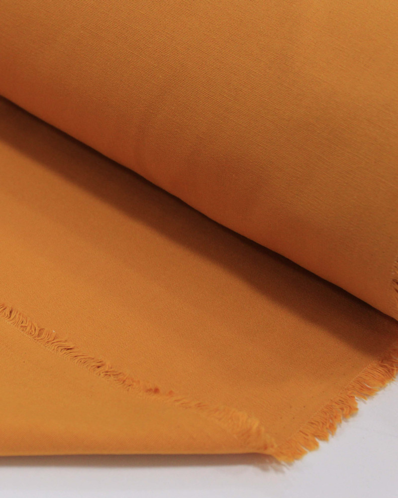 Tecido Tricoline Grossa Açafrão