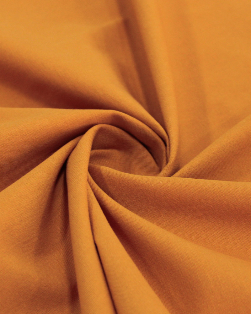 Tecido Tricoline Grossa Açafrão