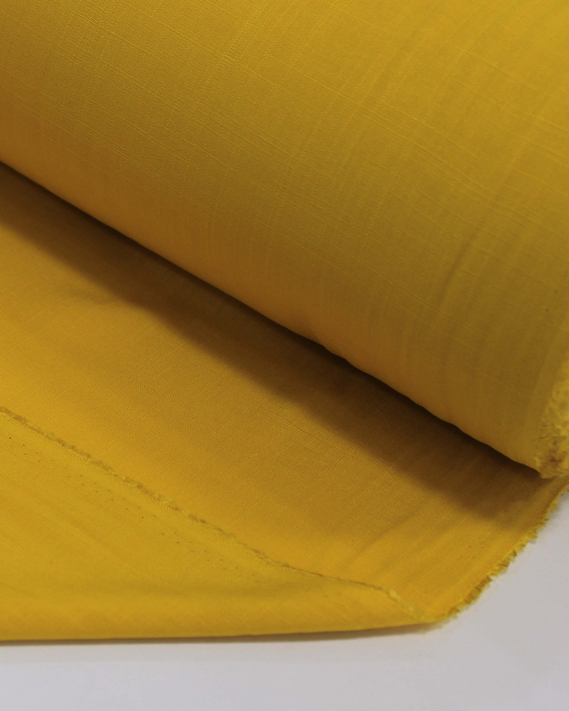Tecido Viscose Texturizada Amarelo Sol