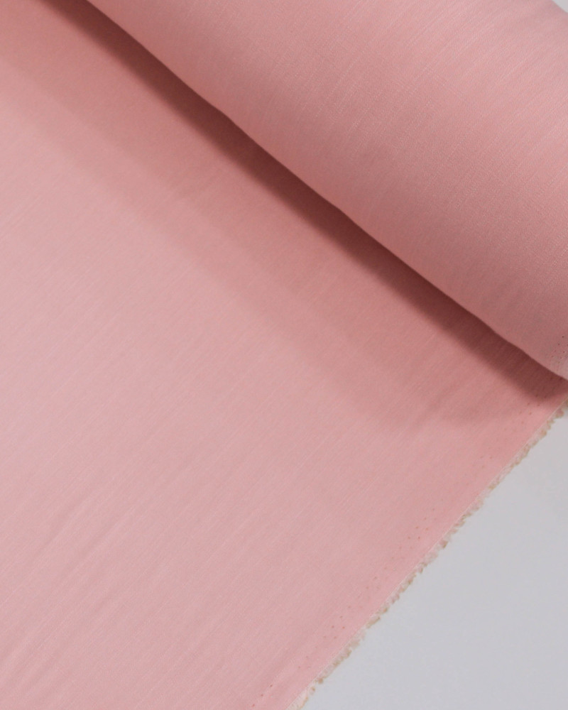 Tecido Viscose Texturizada Rosa Claro