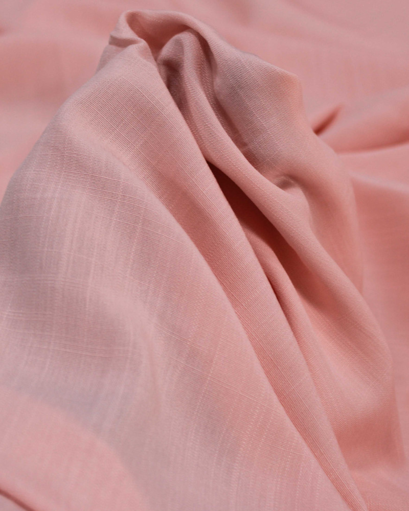 Tecido Viscose Texturizada Rosa Claro