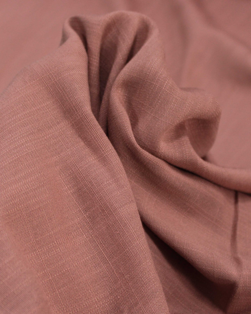 Tecido Viscose Texturizada Rosa Queimado