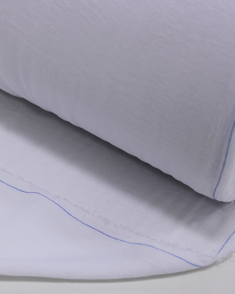 Tecido Crepe Salinas Sarjada Fina Branco