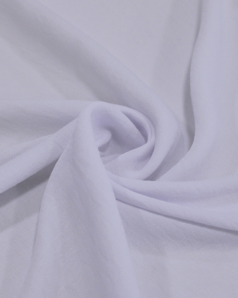 Tecido Crepe Salinas Sarjada Fina Branco