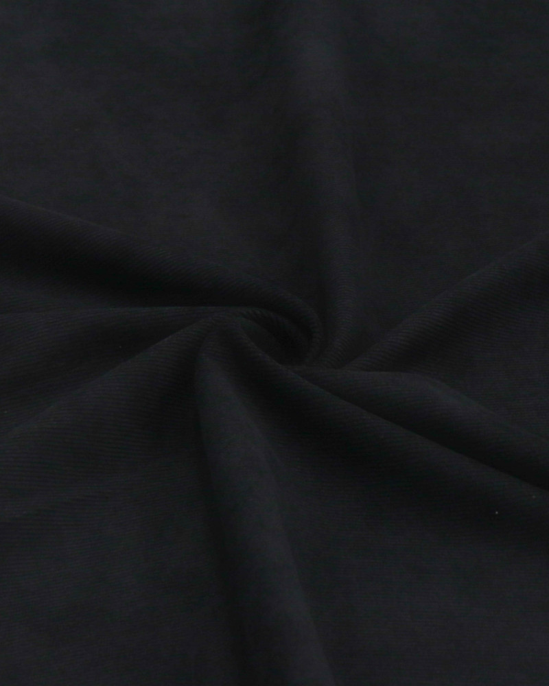 Tecido Veludo Micro Cotelê Preto