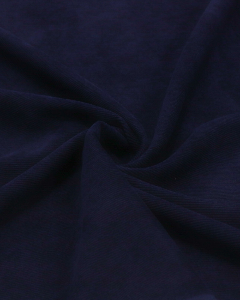 Tecido Veludo Micro Cotelê Azul Marinho Noite