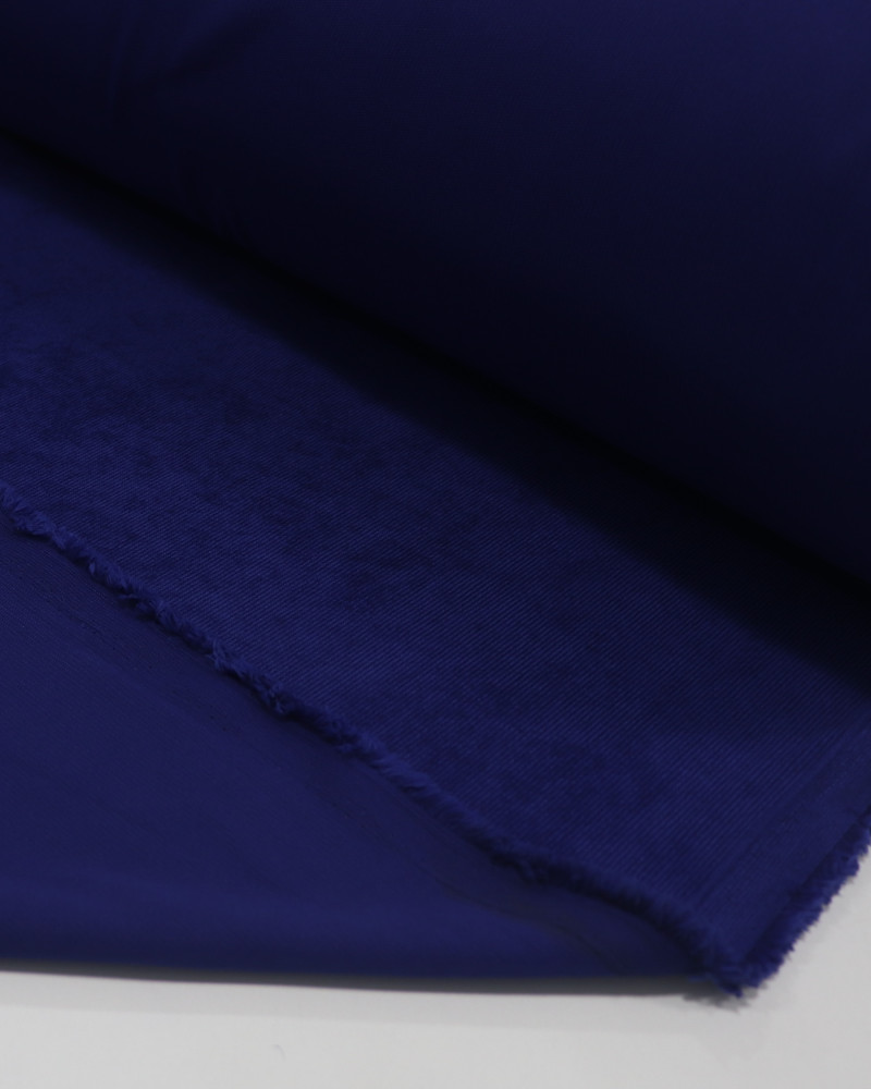 Tecido Veludo Micro Cotelê Azul Marinho