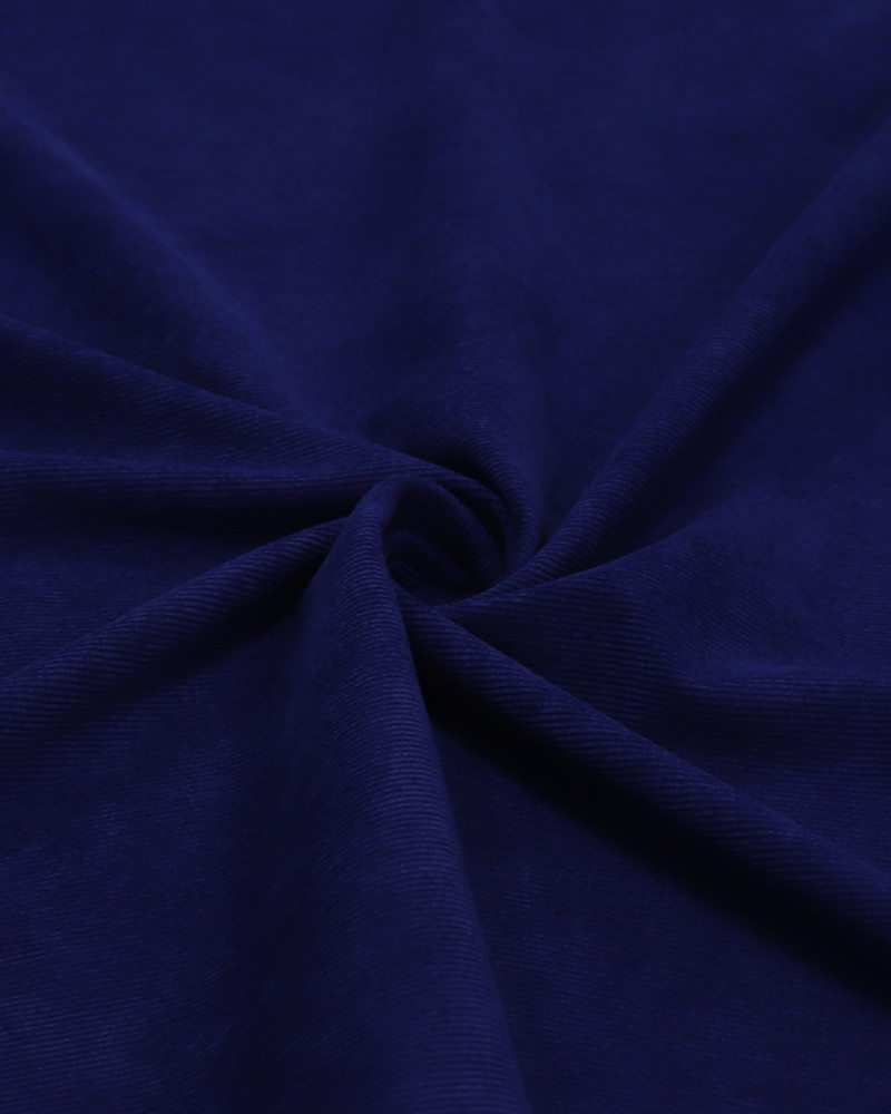 Tecido Veludo Micro Cotelê Azul Marinho