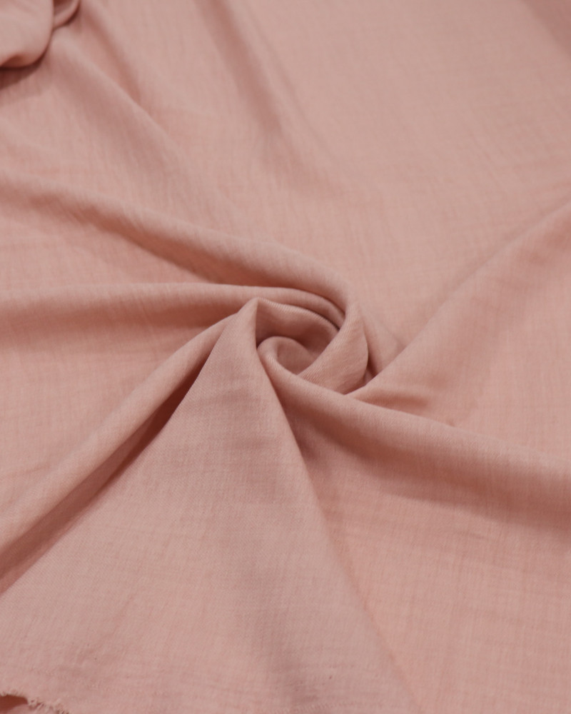 Tecido Crepe Duna Texturizado Rosa Chá