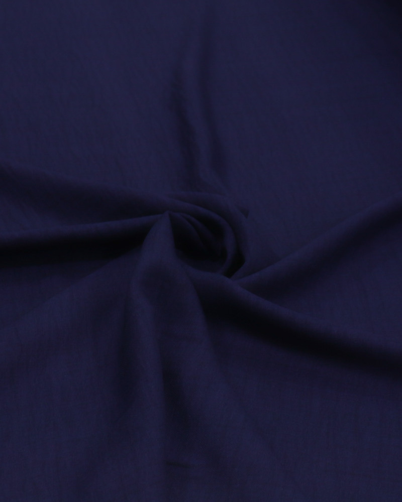Tecido Crepe Duna Texturizado Azul Marinho Noite