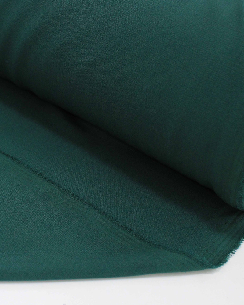 Tecido Crepe Texturizado com Elastano Verde Esmeralda