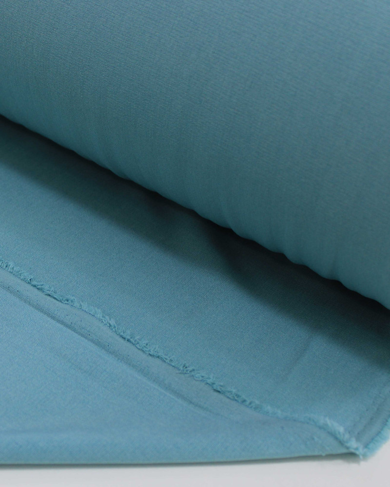 Tecido Crepe Texturizado com Elastano Verde Água