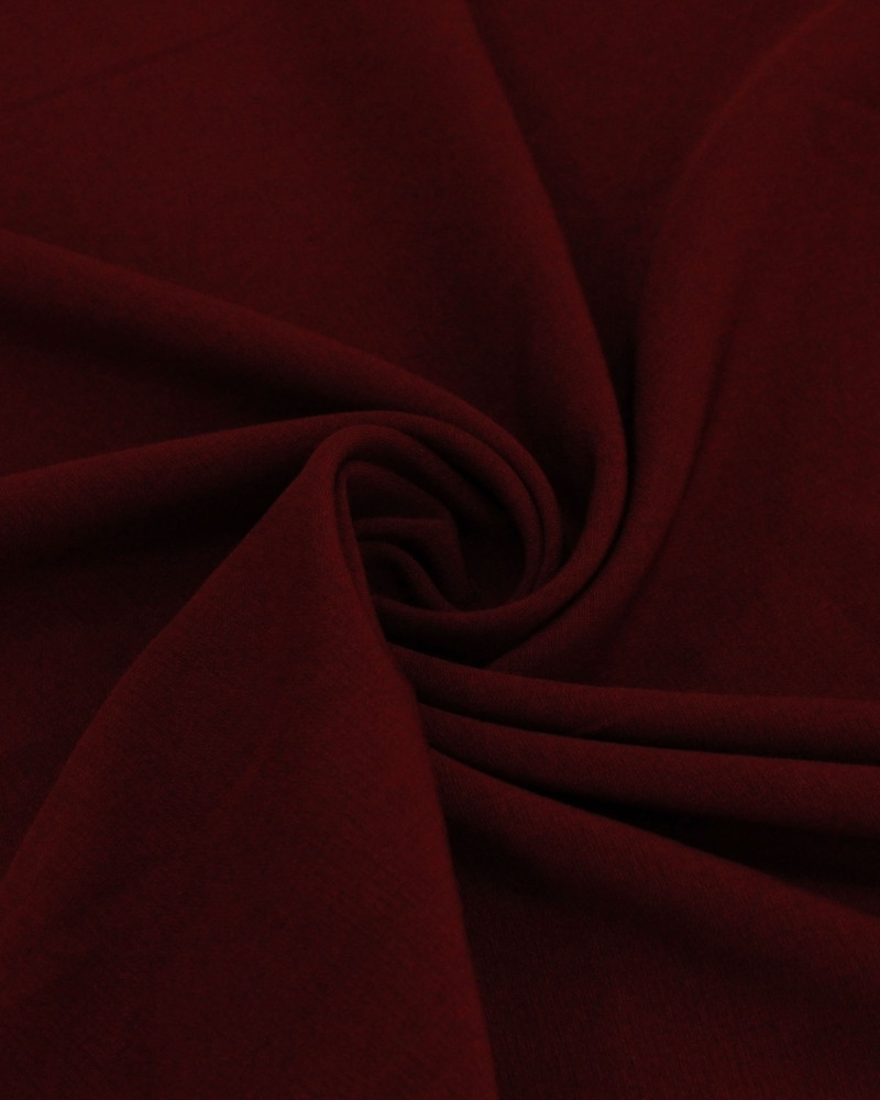 Tecido Crepe Texturizado com Elastano Vermelho Paixão