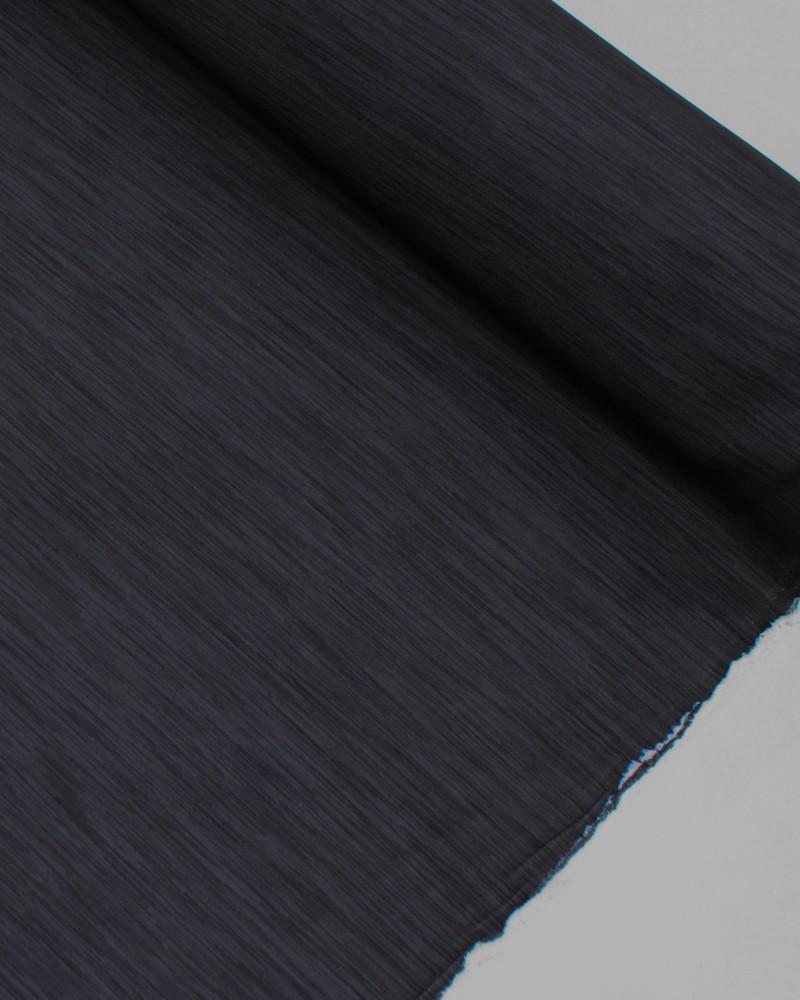 Tecido Micro Fibra Alfaiataria Riscos Cinza Grafite