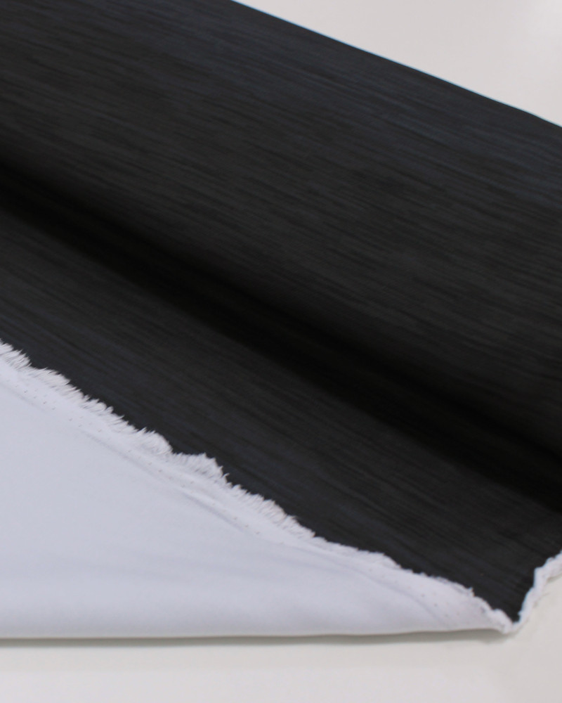 Tecido Micro Fibra Alfaiataria Riscos Cinza Grafite