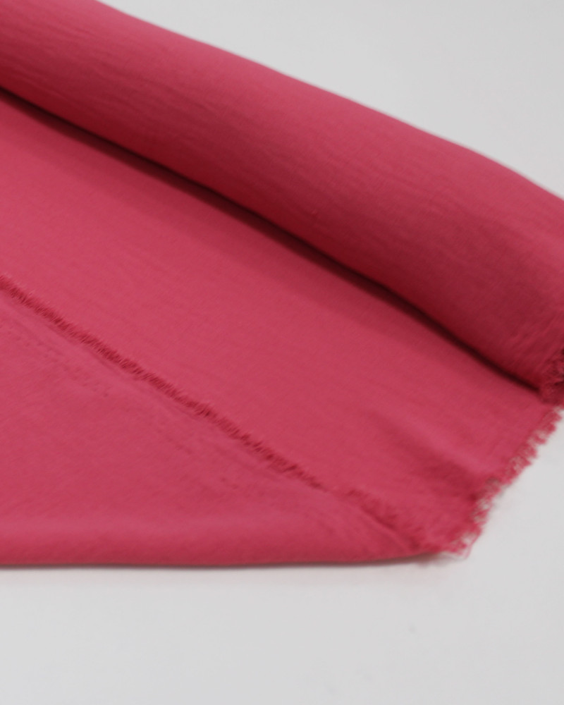 Tecido Crepe Duna Rosa Forte