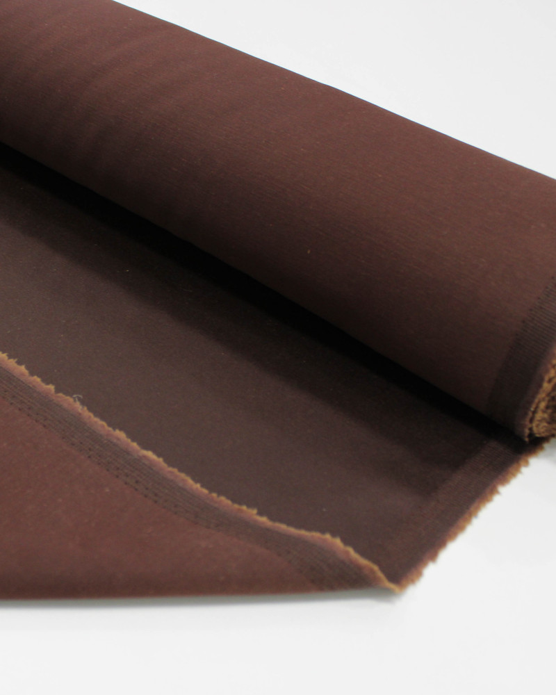 Tecido Sarja Acetinada Mista com Elastano Chocolate (0.5m) 