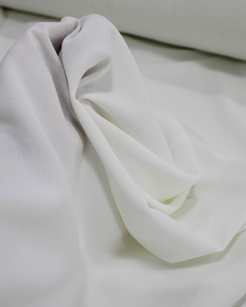 Tecido Crepe Koshibo Leve Offwhite (1m)