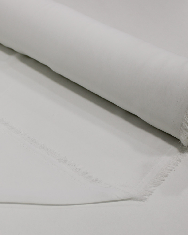 Tecido Crepe Chiffon Offwhite