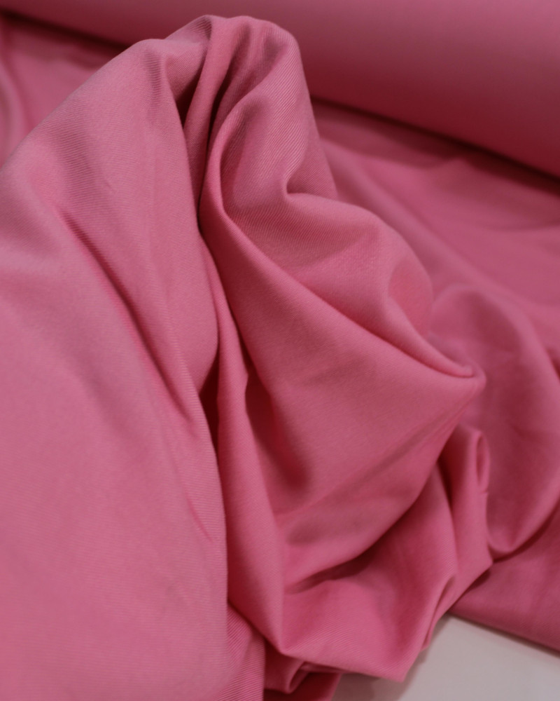 Tecido Viscose Sarjada Rosa Claro
