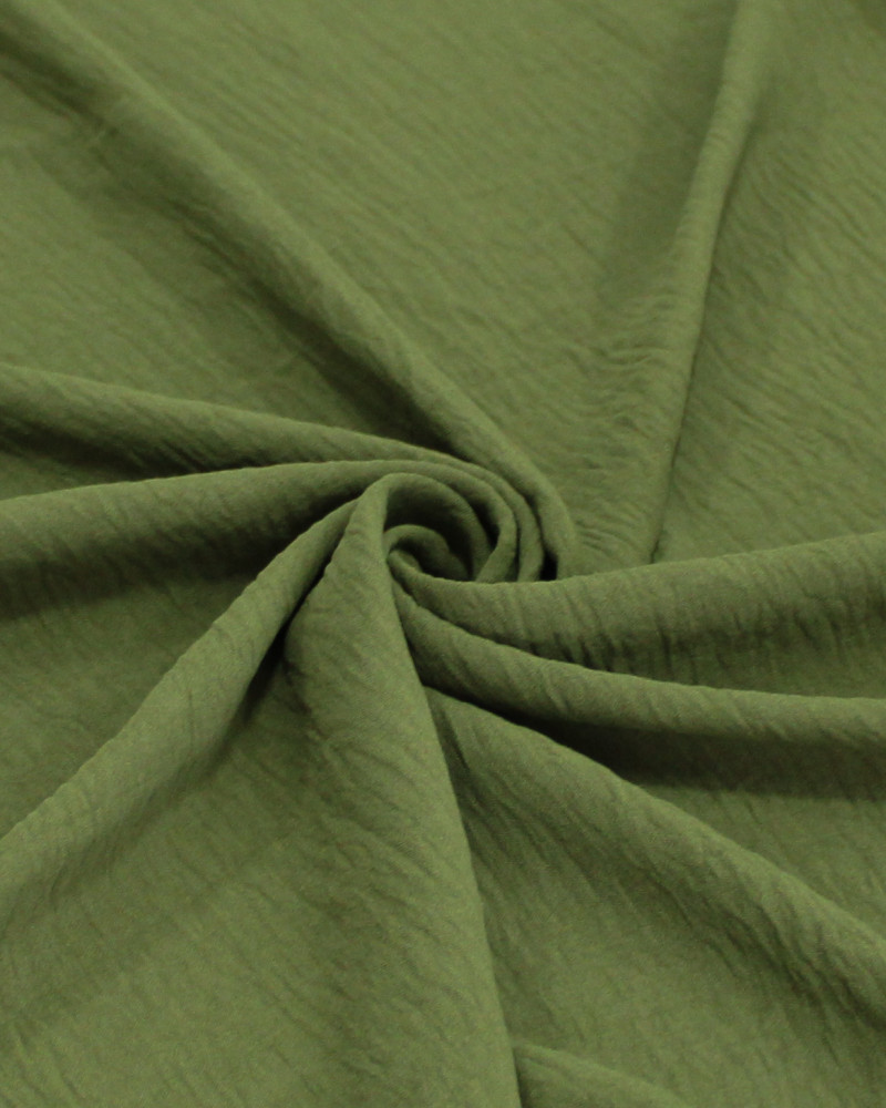 Tecido Crepe Duna Verde Militar