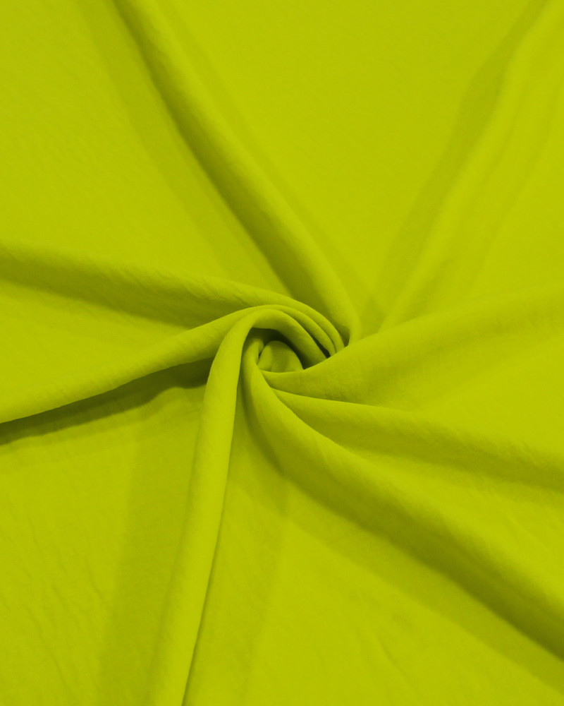 Tecido Crepe Duna Amarelo Neon