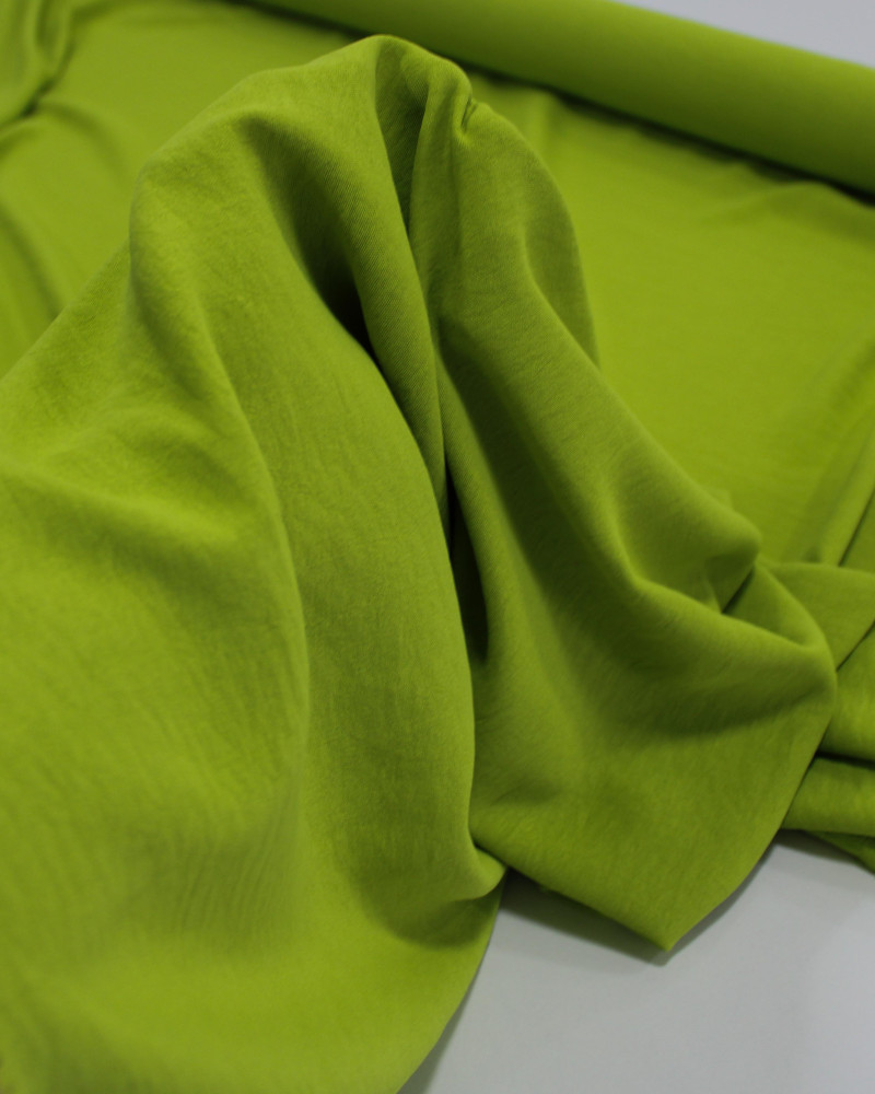 Tecido Crepe Duna Verde Abacate