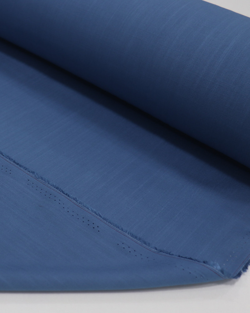 Tecido Viscose Texturizada Azul Força Aérea