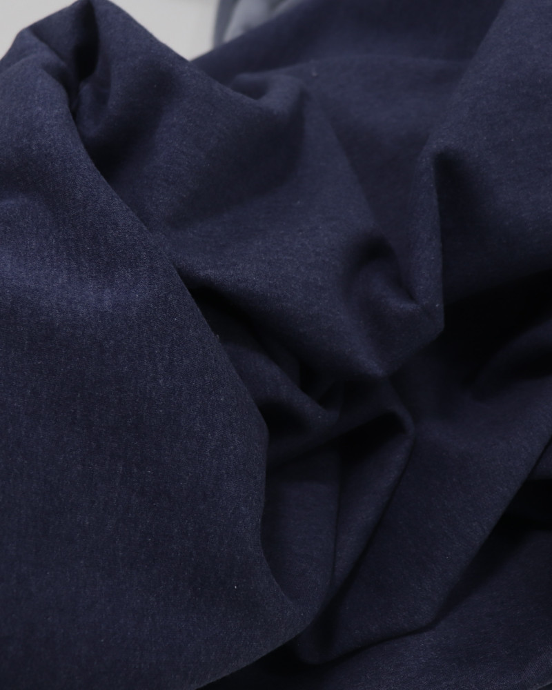 Tecido Moletom Azul Mescla