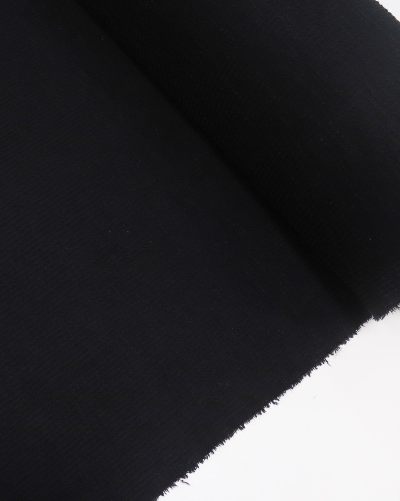 Tecido Malha Tweed Preto