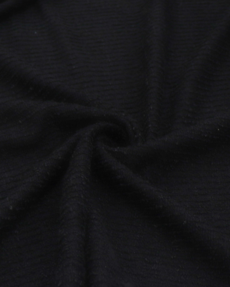 Tecido Malha Tweed Preto