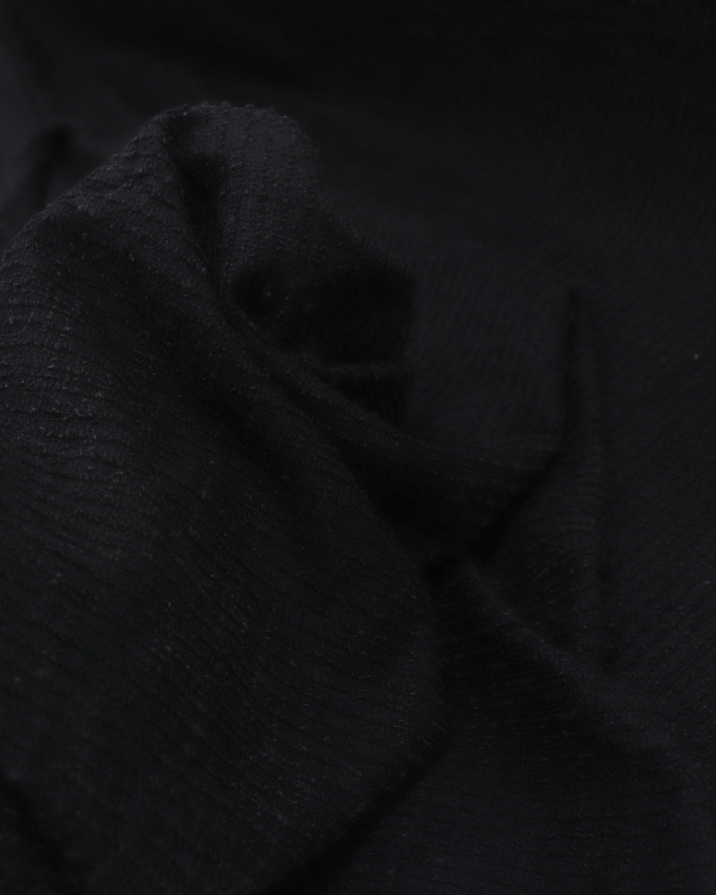 Tecido Malha Tweed Preto