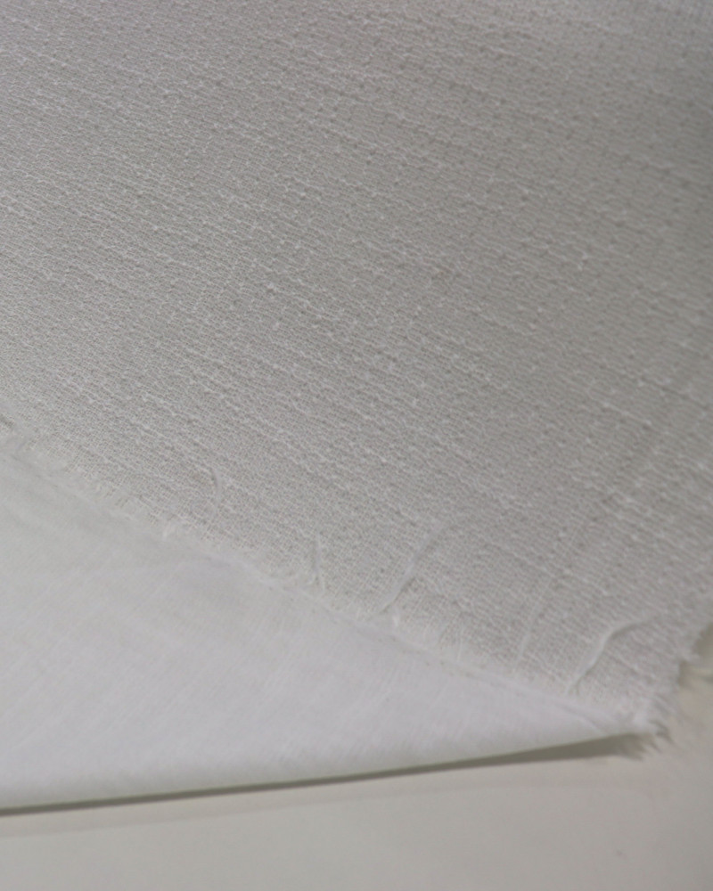 Tecido Malha Tweed Offwhite