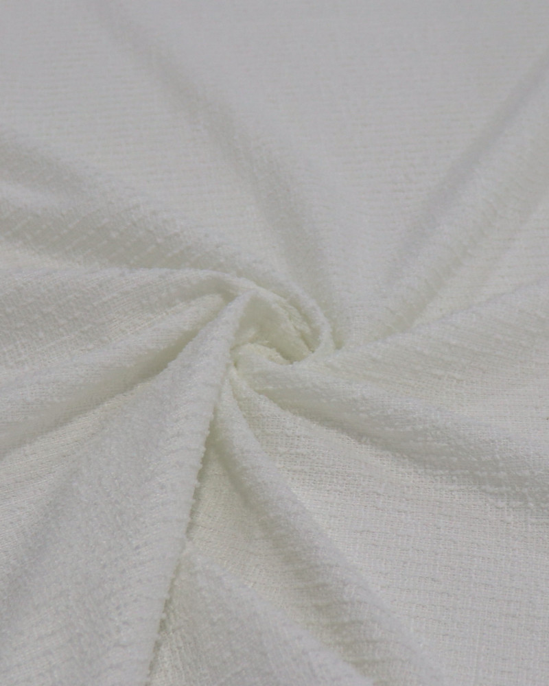 Tecido Malha Tweed Offwhite