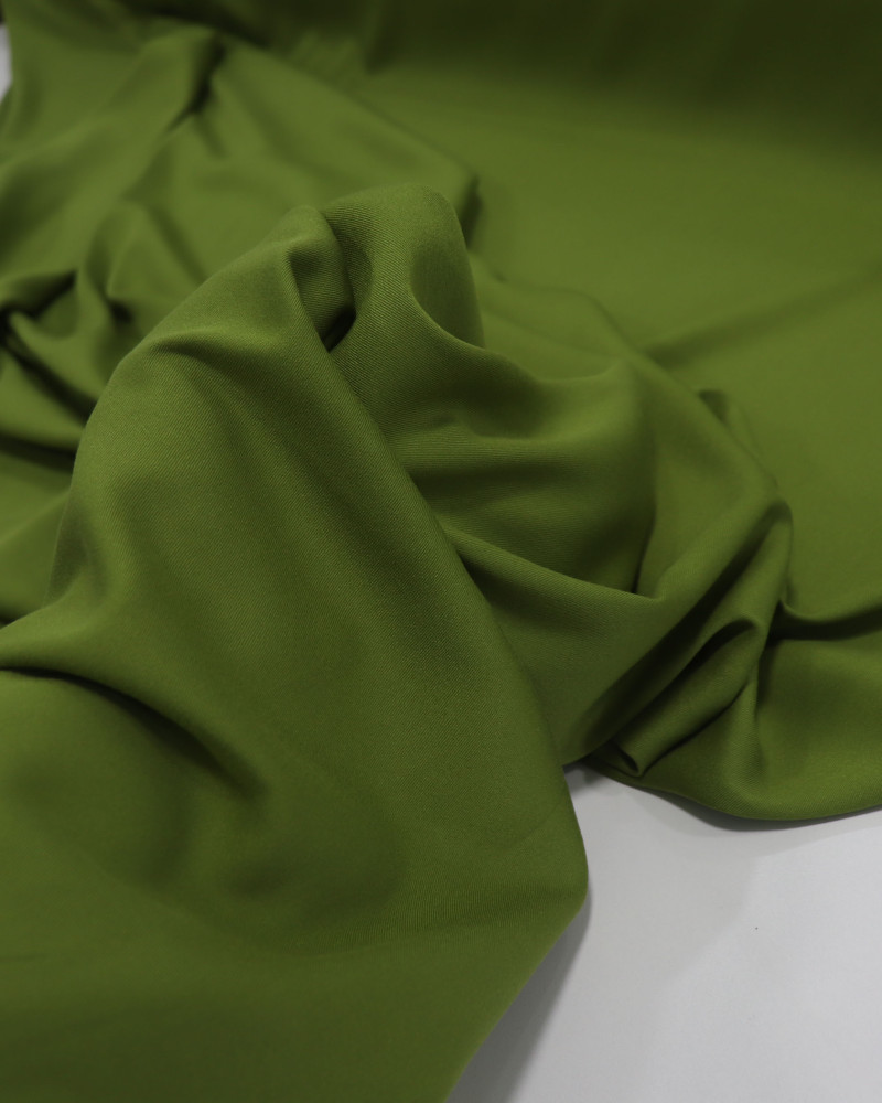 Tecido Viscose Sarjada Verde Oliva