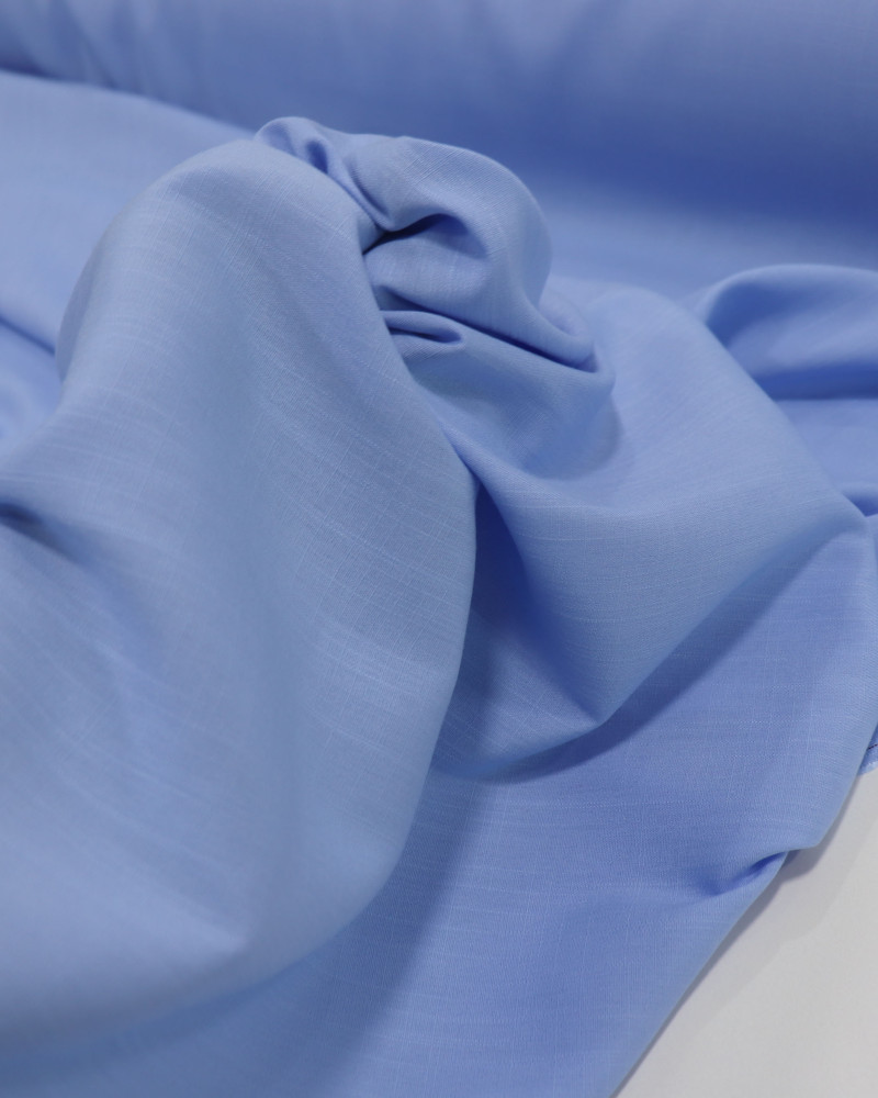 Tecido Viscose Texturizada Azul Bebê
