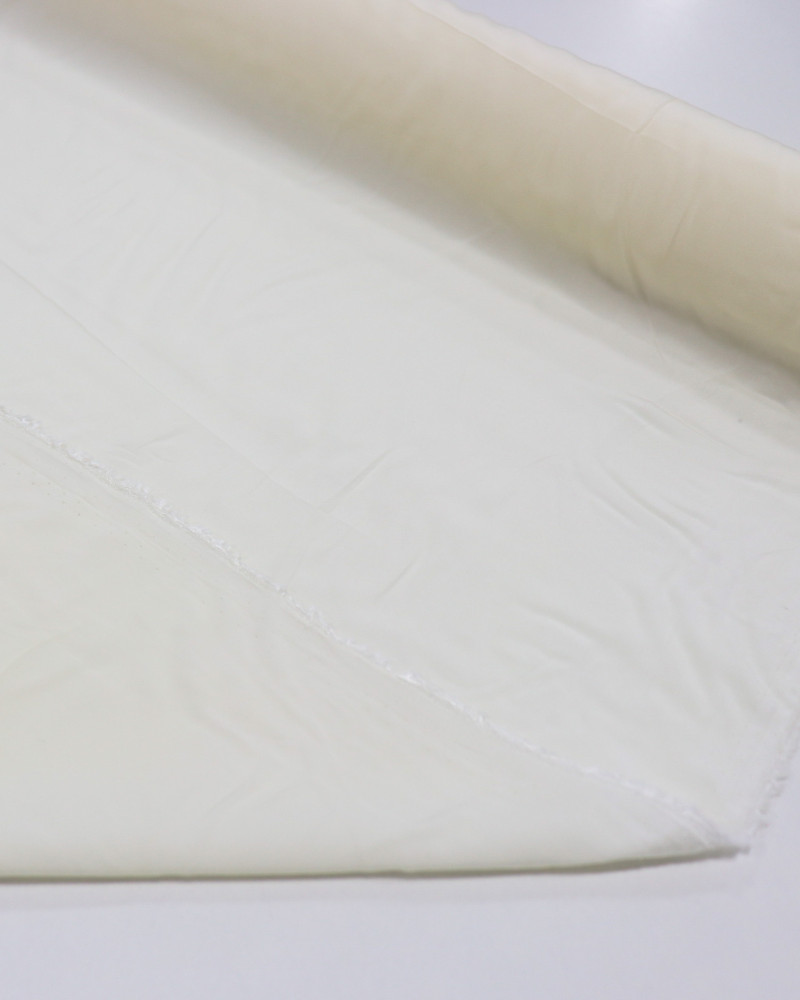 Tecido Crepe Fino Com Elastano Offwhite