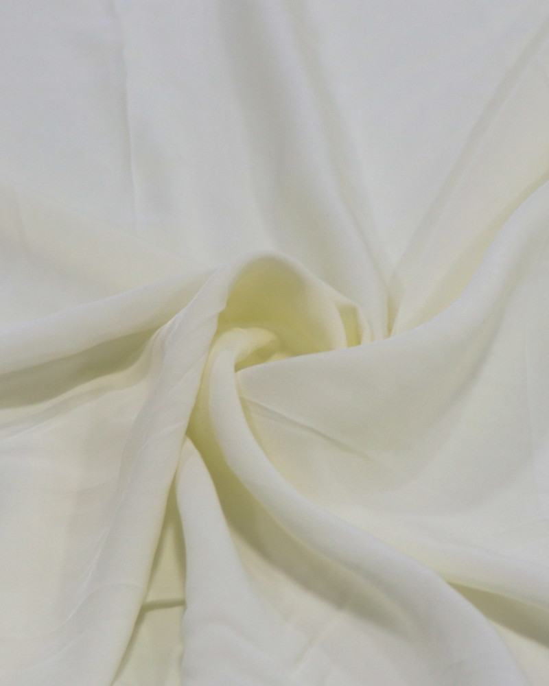 Tecido Crepe Fino Com Elastano Offwhite