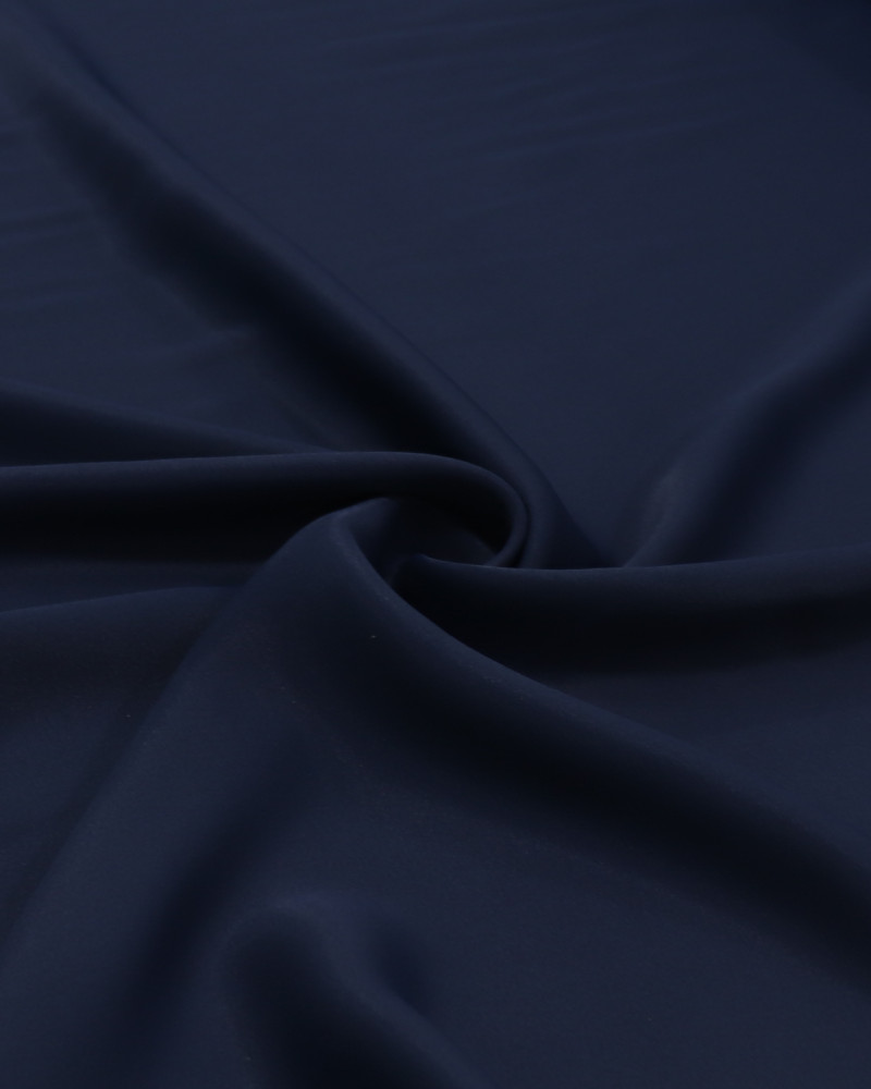 Tecido Crepe Madame Azul Marinho