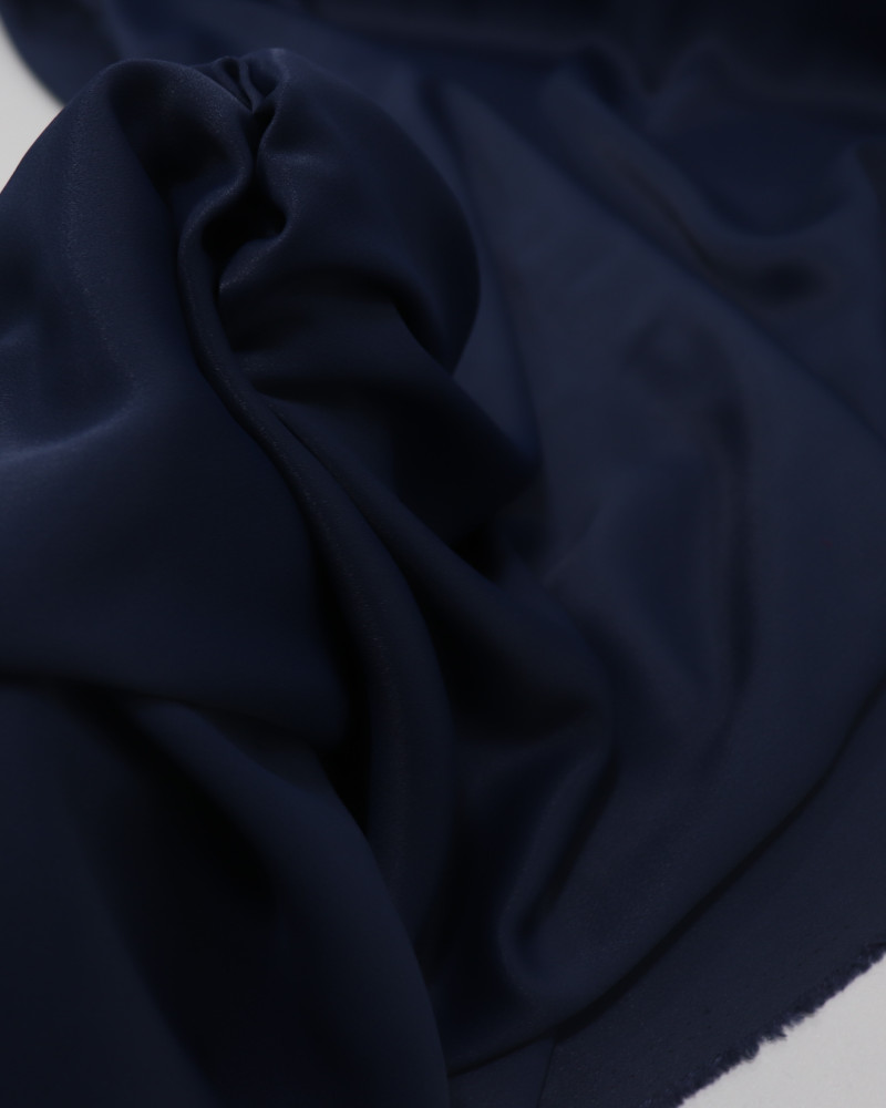 Tecido Crepe Madame Azul Marinho