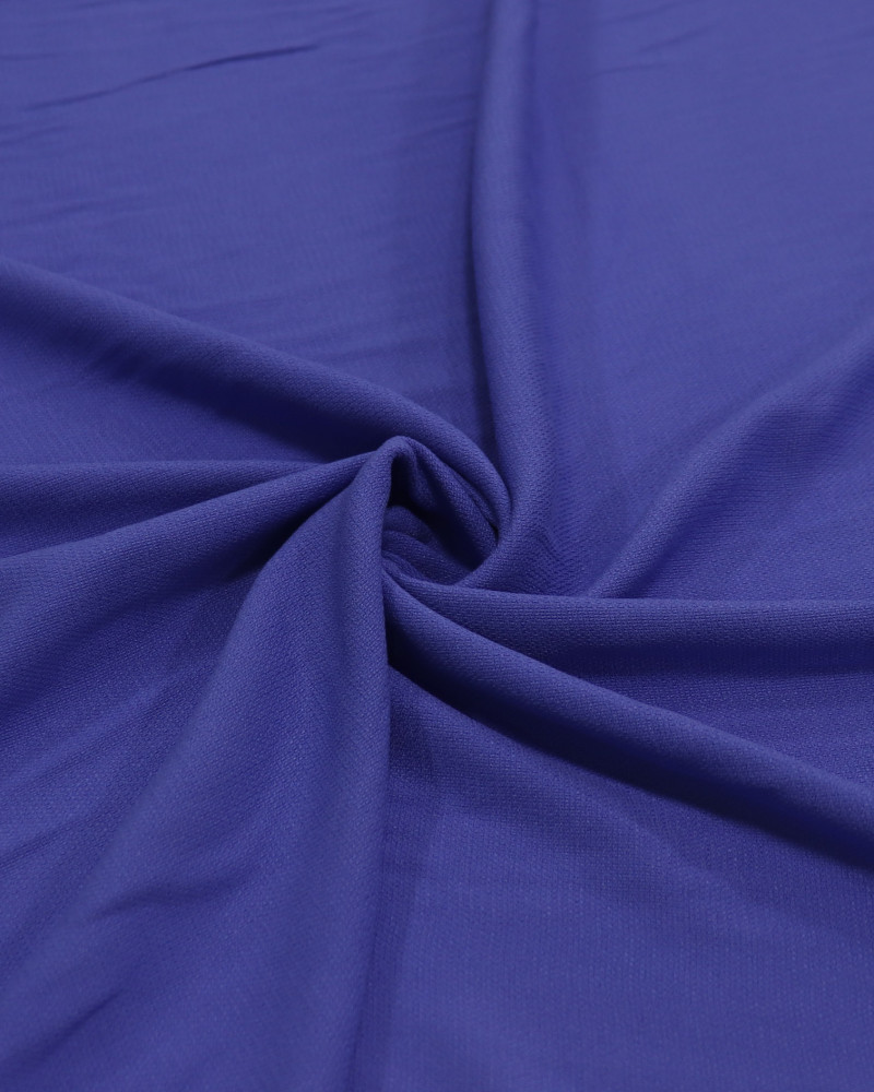 Tecido Crepe de Viscose Azul Bic