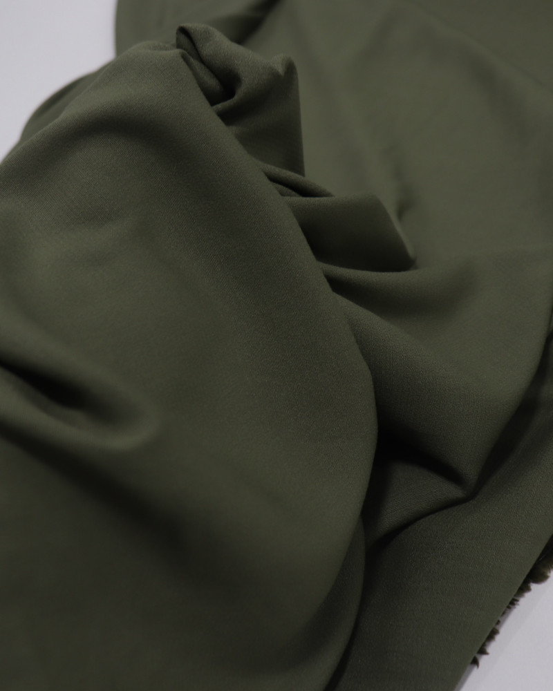 Tecido Crepe de Viscose Verde Alcaparra