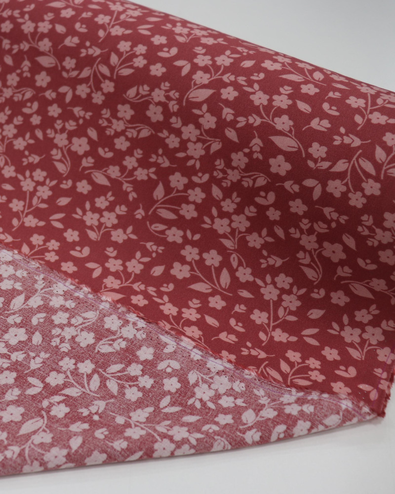 Tecido Viscose Liberty Rosé e Goiaba