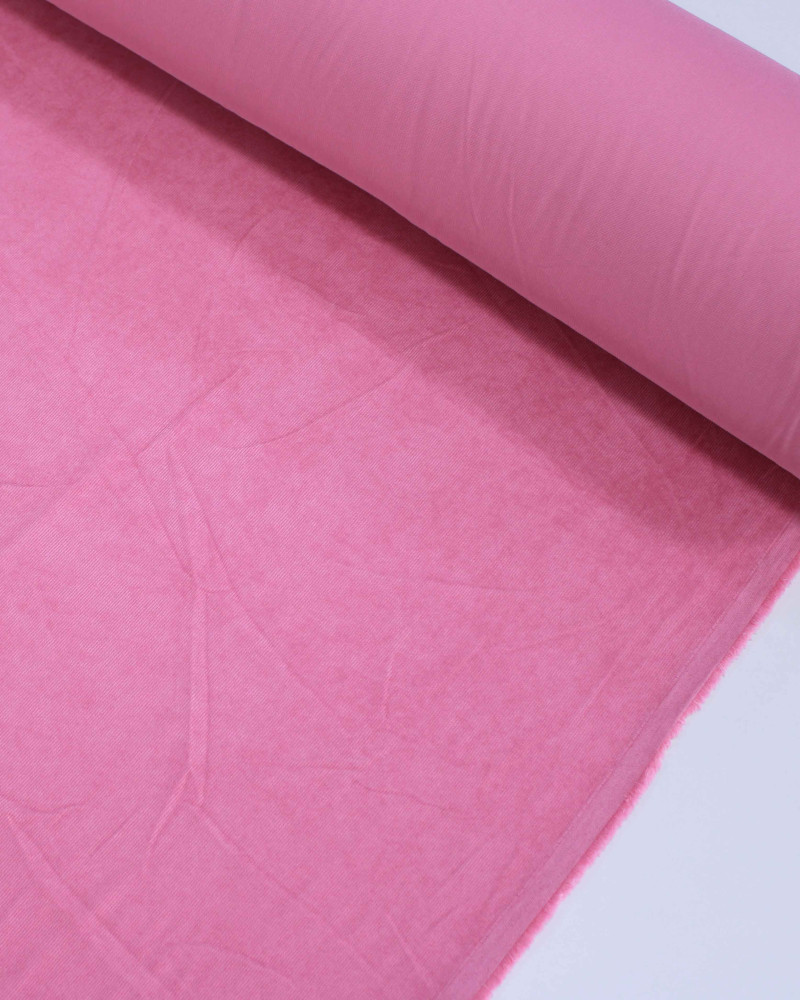 Tecido Veludo Micro Cotelê Rosa Iogurte